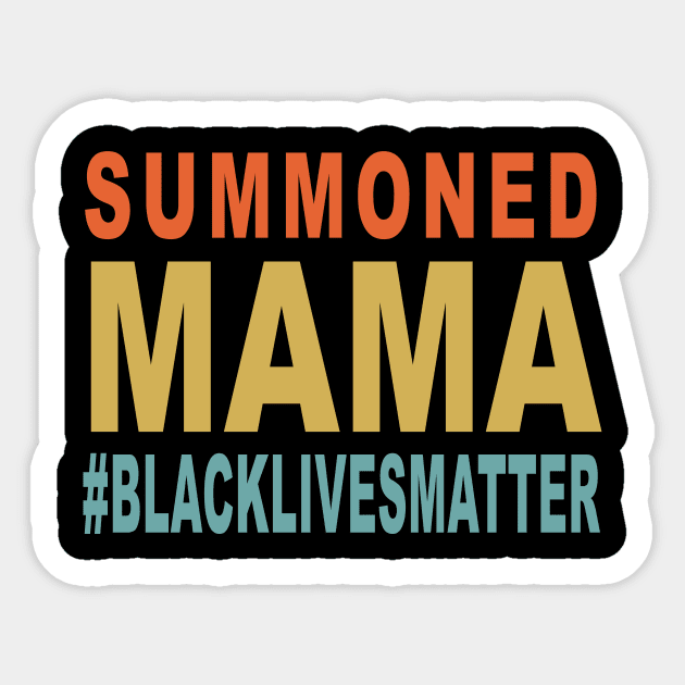 vintage Wall Of Moms shirt Summoned Mama Sticker by Az_store 